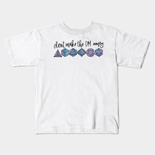 Don’t make the DM angry Kids T-Shirt